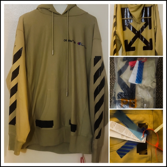 Off White x Champion Hoodie - Picture 2 of 5